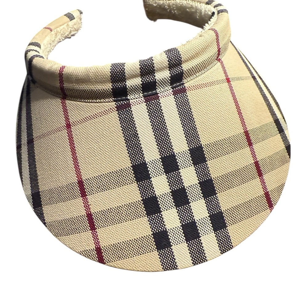 Burberry Beige Plaid Visor - Picture 7 of 13